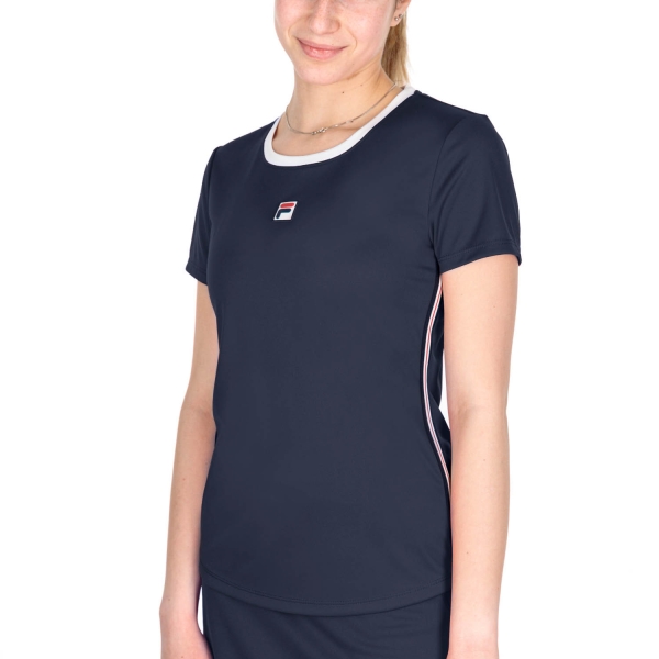Camisetas y Polos de Tenis Mujer Fila Lucy Camiseta  Peacoat Blue FBL212130E100