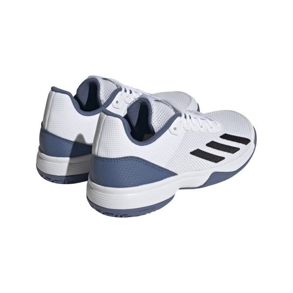 adidas Courtflash Junior - FTWR White/Core Black/Crew Blue