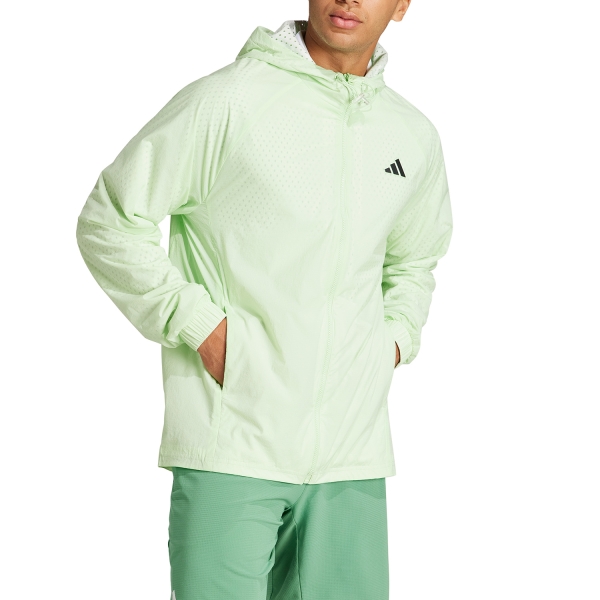 Chaquetas Tenis Hombre adidas Cover Up Pro Chaqueta  Semi Green Spark IL7379