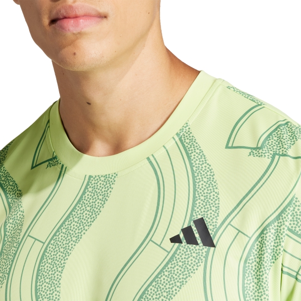 adidas Club Graphic Camiseta - Pulse Lime/Preloved Green