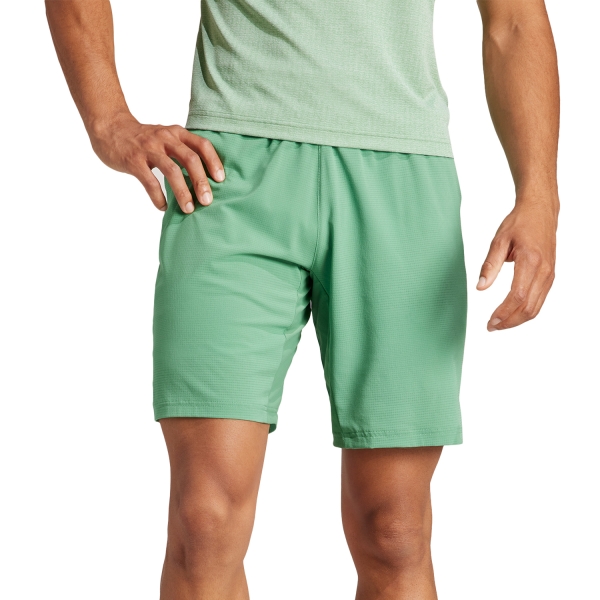 Pantalones Cortos Tenis Hombre adidas Ergo 7in Shorts  Preloved Green IQ4732