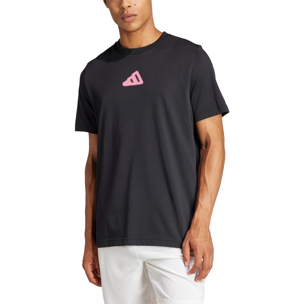 Camisetas de Tenis Hombre adidas Play Camiseta  Black IS2396
