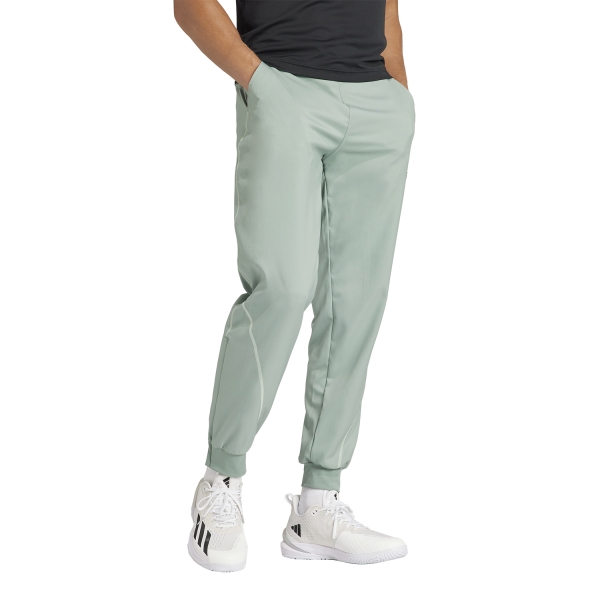 Pantaloni e Tights Tennis Uomo adidas Pro Pantaloni  Silver Green IS8961