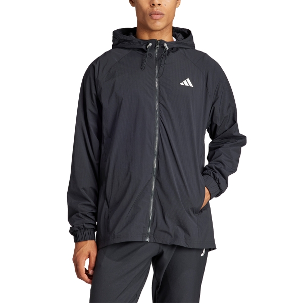 Men's Tennis Jackets adidas Cover Up Pro Jacket  Black IS8963