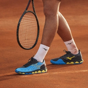 Mizuno Wave Enforce Tour Clay - Jet Blue/Bolt 2 Neon/Vulcan