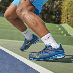 Mizuno Wave Exceed Light 2 All Court - Dress Blues/Bolt 2 Neon/Cloisonne