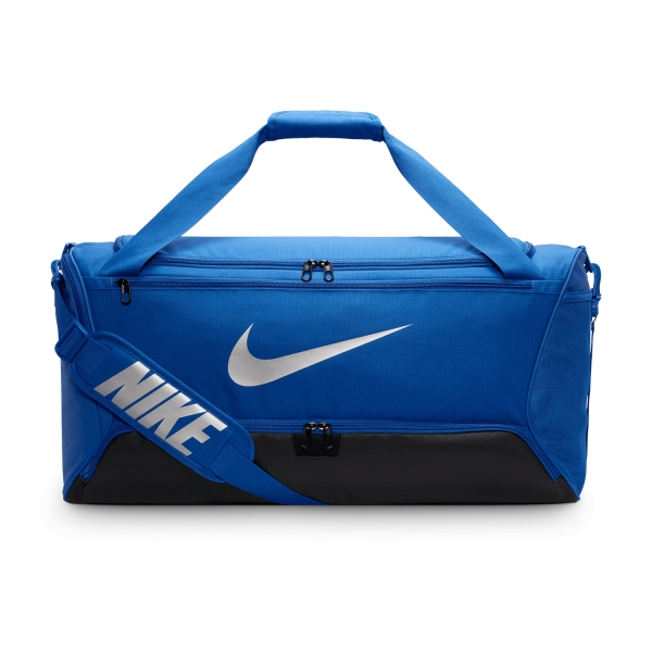 Tennis Bag Nike Brasilia 9.5 Medium Duffle  Game Royal/Black/Metallic Silver DH7710480