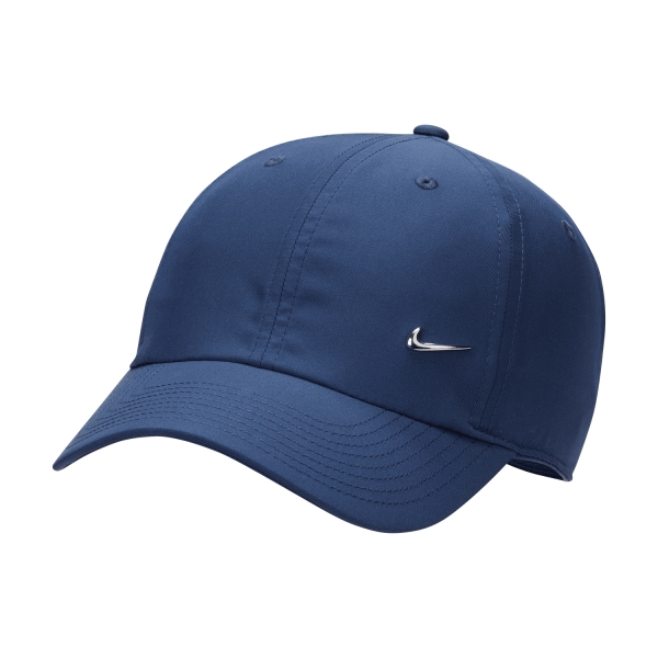 Cappelli e Visiere Tennis Nike DriFIT Club Cappello  Midnight Navy/Metallic Silver FB5372410