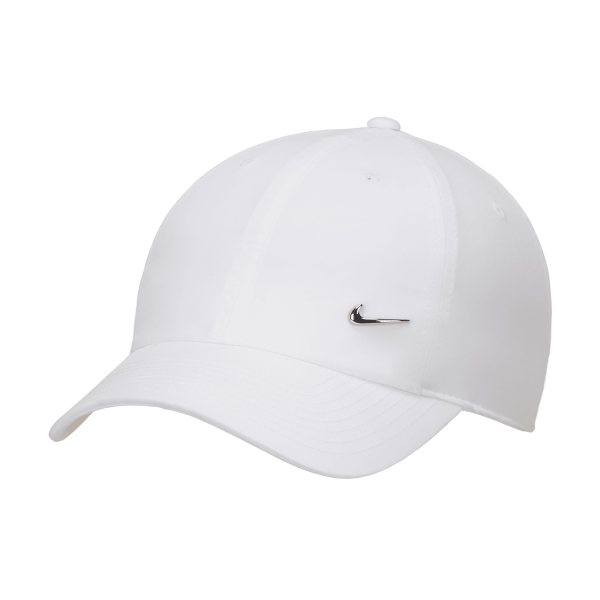 Cappelli e Visiere Tennis Nike DriFIT Club Cappello  White/Metallic Silver FB5372100