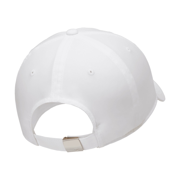 Nike Dri-FIT Club Gorra - White/Metallic Silver