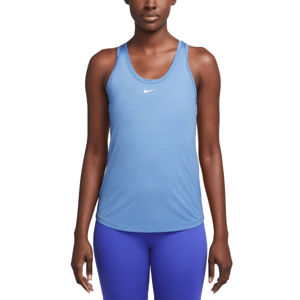 Nike Dri-FIT One Women's Tennis Tank - Polar/White