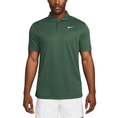 Nike Dri-FIT Solid Logo Polo - Fir/White