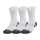 Under Armour Performance Tech Crew x 3 Socks - White/Reflective