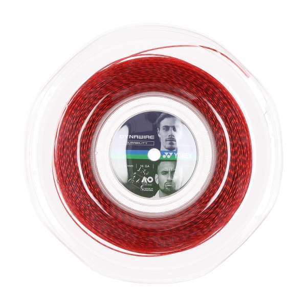 Cordaje Multi-Filamento Yonex Dynawire 1.30 Bobina 200 m  Rojo TDW1302R