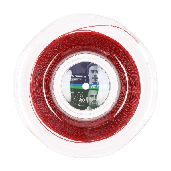 Multifilament String Yonex Dynawire 1.30 String 200 m Reel  Red TDW1302R