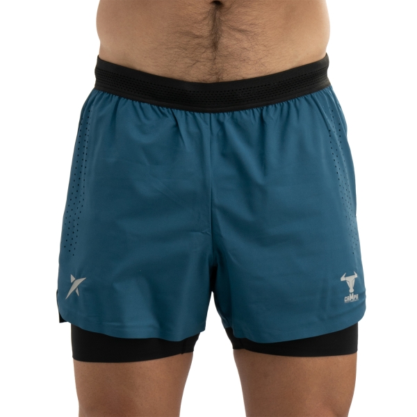 Pantalones Cortos Tenis Hombre Drop Shot Winka Campa 3in Shorts  Azul Oscuro DT291512