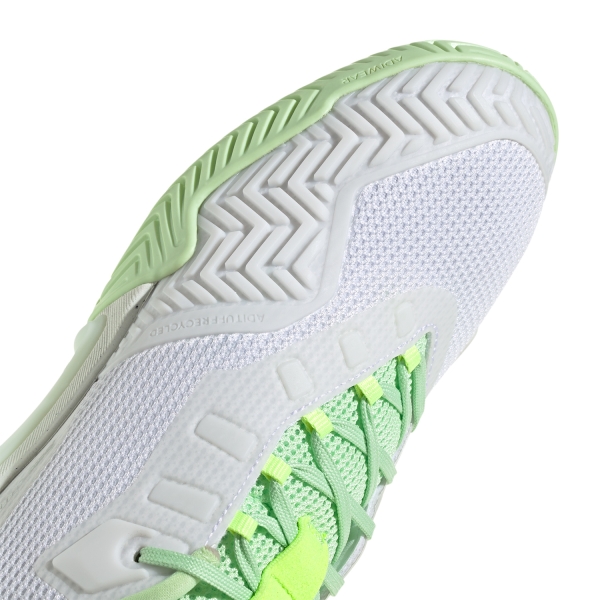 adidas Barricade 13 - Cloud White/Core Black/Semi Green Spark