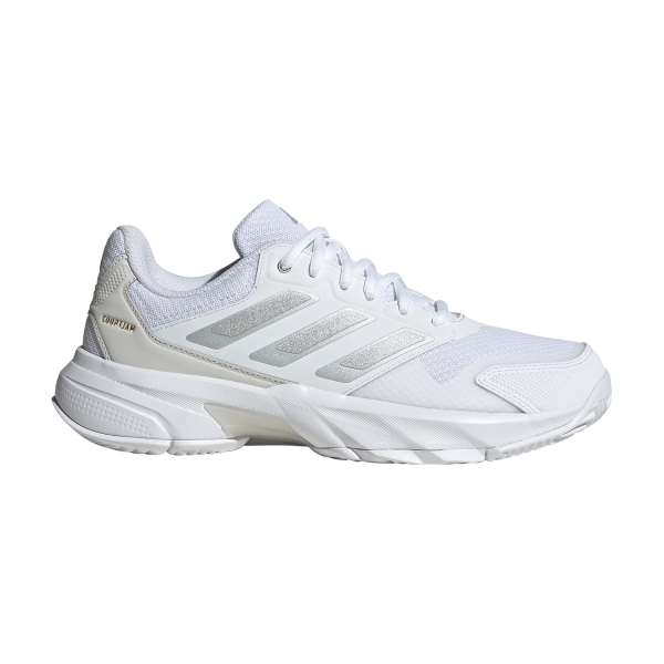 Women`s Tennis Shoes adidas Courtjam Control 3  FTWR White/Silver Met/Grey One ID2457