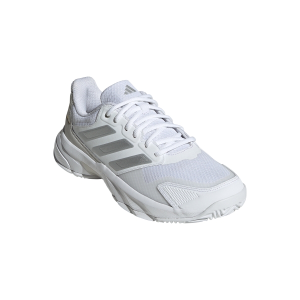 adidas Courtjam Control 3 - FTWR White/Silver Met/Grey One