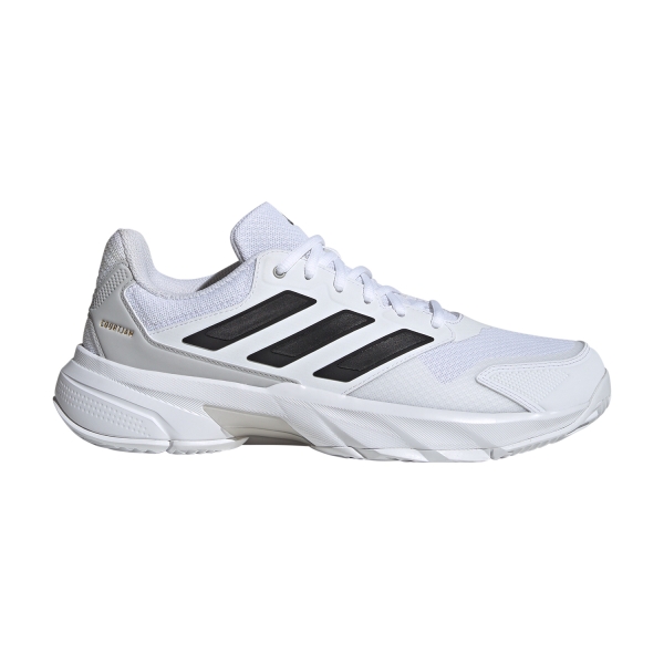Men`s Tennis Shoes adidas CourtJam Control 3  FTWR White/Core Black/Grey Two IF7888