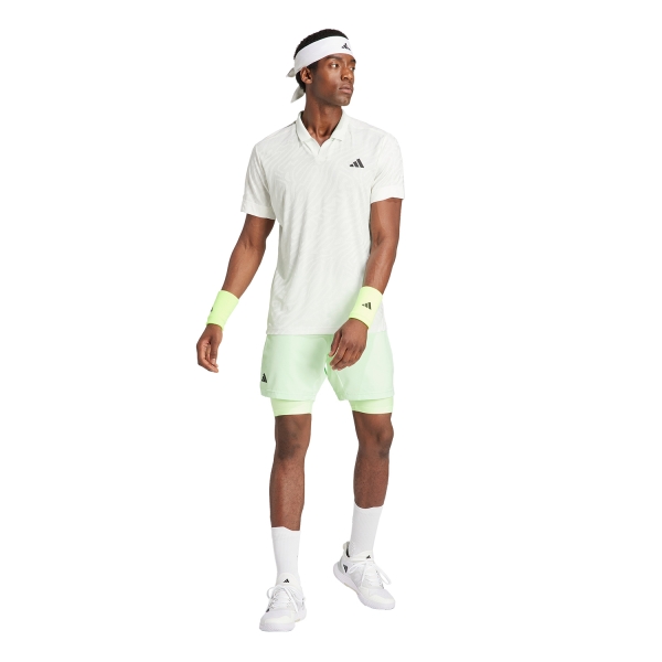 adidas HEAT.RDY 2 in 1 7in Shorts - Semi Green Spark