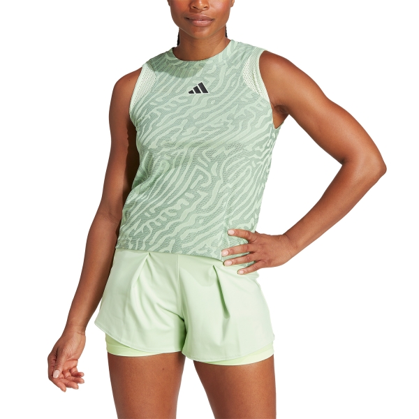 Canotte Tennis Donna adidas Airchill Pro Match Canotta  Silver Green/Semi Green Spark IP1975