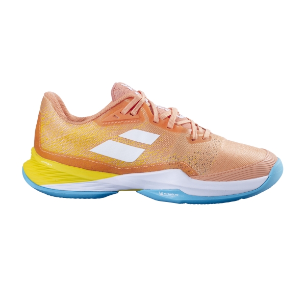 Calzado Tenis Mujer Babolat Jet Mach 3 Clay  Coral/Gold Fusion 31S246856018