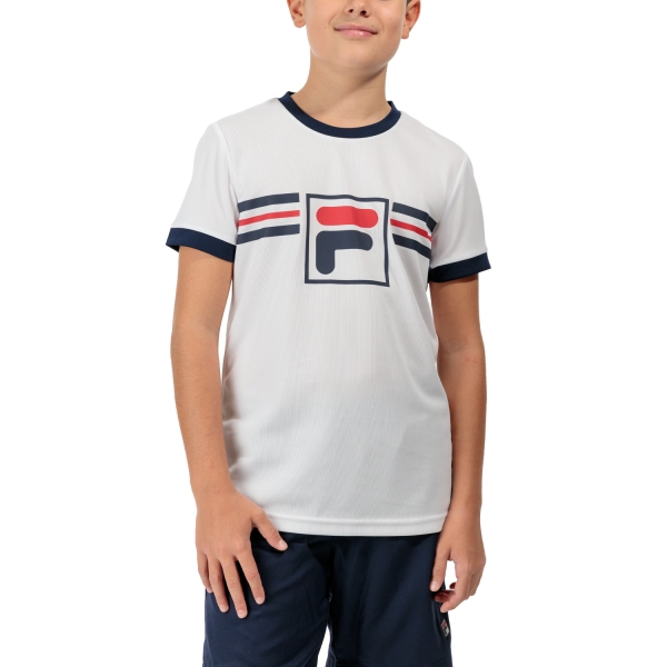 Polo y Camiseta de Tenis Niño Fila Oscar Camiseta Nino  White FJL231029001