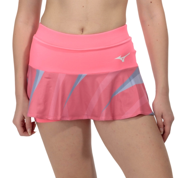 Gonne e Pantaloncini Tennis Mizuno Mizuno Release Flying Falda  High Vis Pink  High Vis Pink 62GBA70164