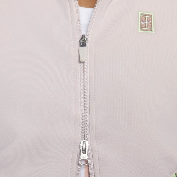 Nike Court Heritage Logo Women s Tennis Jacket Platinum Violet