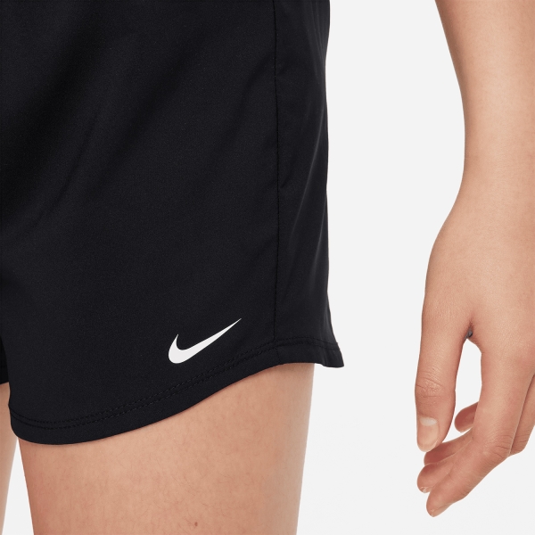 Nike Dri-FIT One 3in Shorts Niña - Black/White