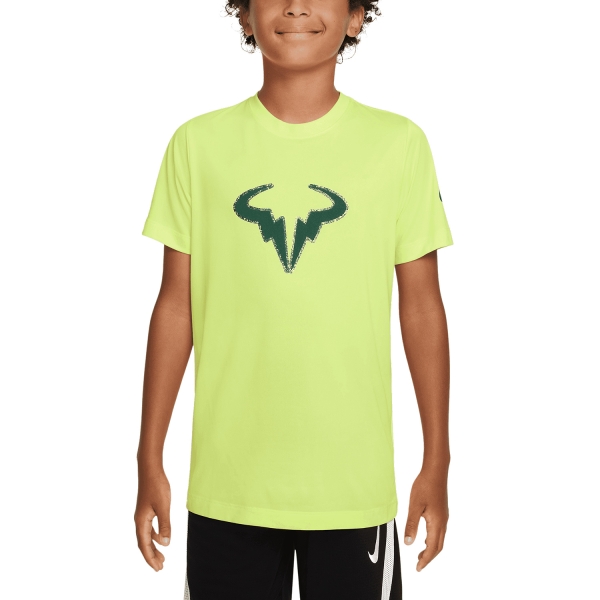 Polo y Camiseta de Tenis Niño Nike DriFIT Rafa Camiseta Nino  Light Lemon Twist DX9535736