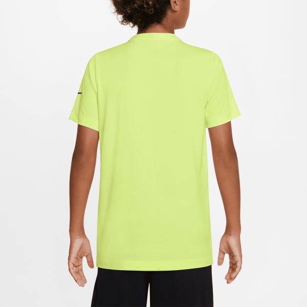 Nike Dri-FIT Rafa Camiseta Niño - Light Lemon Twist