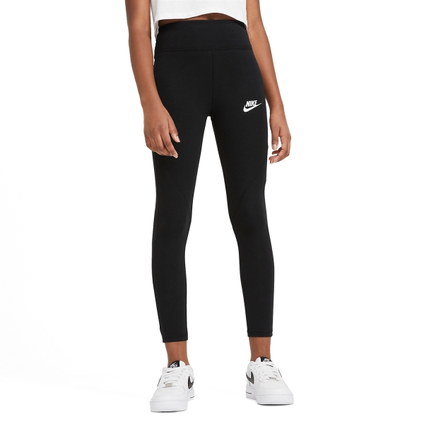Nike Favorites Logo Tights de Tenis Nina Black White