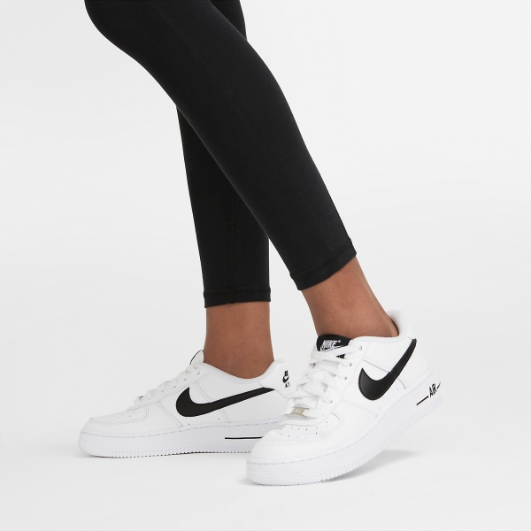 Nike Favorites Logo Tights Bambina - Black/White