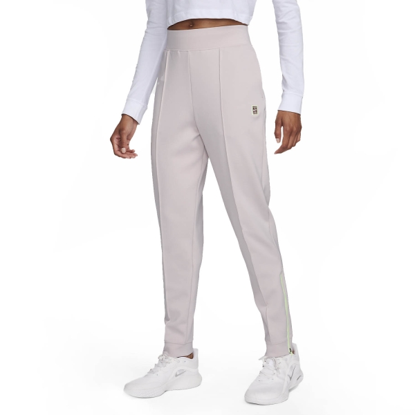 Nike Heritage Knit Women's Tennis Pants - Platinum Violet