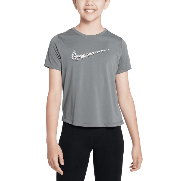 Top y Camisetas Niña Nike One Camiseta Nina  Smoke Grey FN9019084