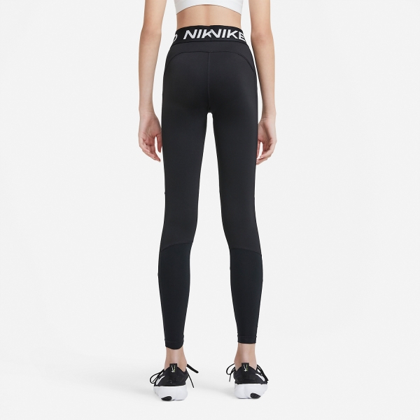 Nike Pro Tights Bambina - Black/White