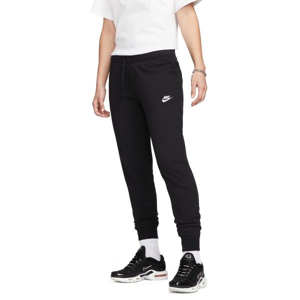 Pantaloni e Tights Tennis Donna Nike Club Pantaloni  Black/White DQ5191010