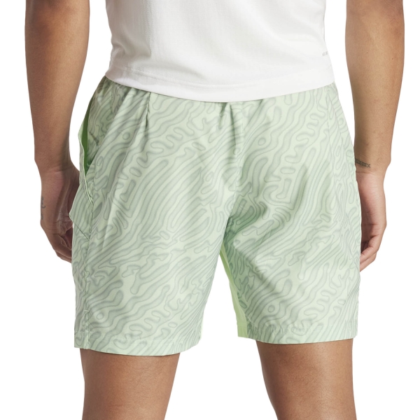 adidas Ergo Pro 7in Pantaloncini - Semi Green Spark/Silver Green