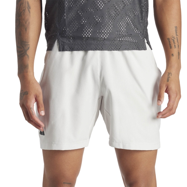 Pantalones Cortos Tenis Hombre adidas HEAT.RDY 2 in 1 7in Shorts  Grey One/Carbon IV7145