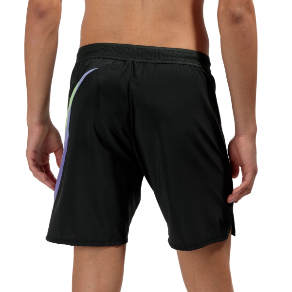 Mizuno Release Amplify 8in Shorts - Black/Techno Green