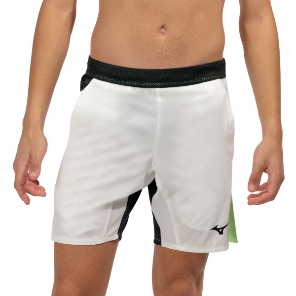 Pantaloncini Tennis Uomo Mizuno Mizuno Release Amplify 8in Shorts  White  White 62GBA50001