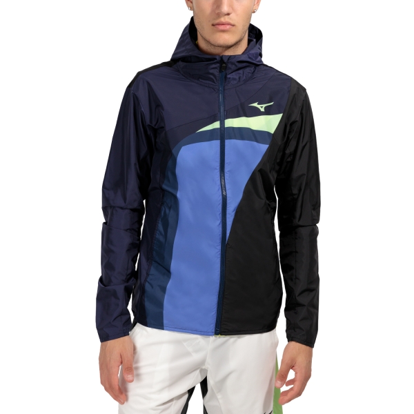 Men's Tennis Jackets Mizuno Release Jacket  Evening Blue 62GEA50111
