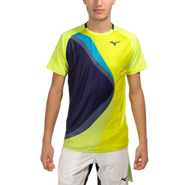 Camisetas de Tenis Hombre Mizuno Release Shadow Graphic Camiseta  Bolt 62GAA50142