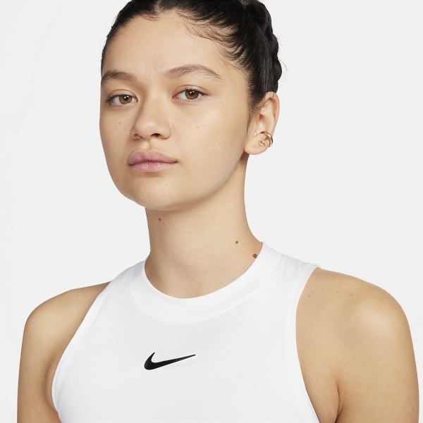 Nike Court Advantage Women's Tennis Tank - White/Black