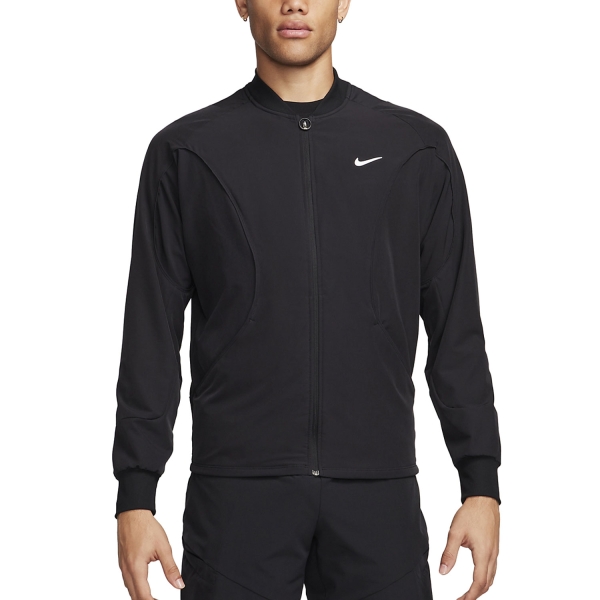 Giacche da Tennis Uomo Nike Court Advantage Giacca  Black/White FD5341010