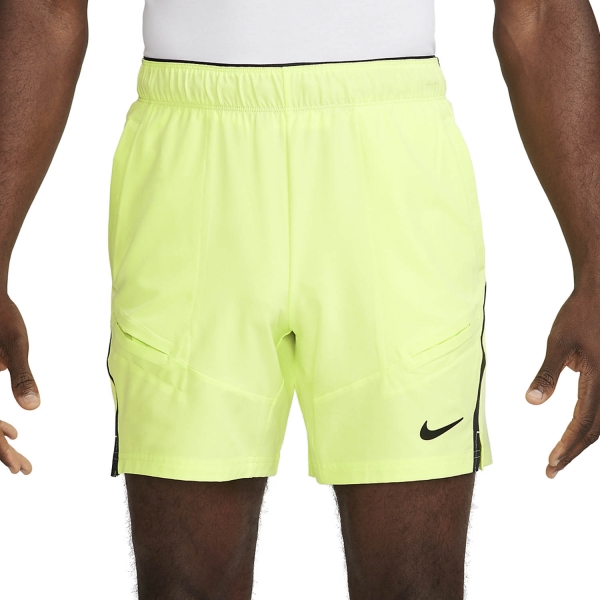 Pantaloncini Tennis Uomo Nike Court Advantage 7in Pantaloncini  Light Lemon Twist/Black FD5336736