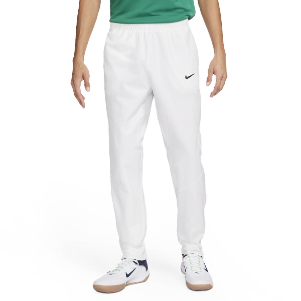 Pantaloni e Tights Tennis Uomo Nike Court Advantage Pantaloni  White/Black FD5345100