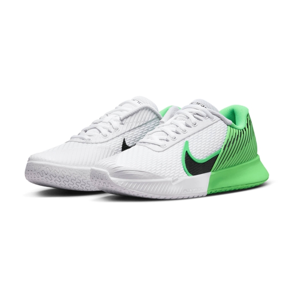 Nike Court Air Zoom Vapor Pro 2 HC - White/Black/Poison Green